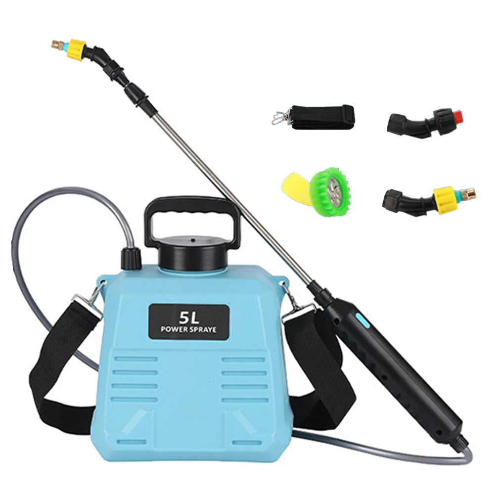 5/8L Electric Garden Sprayer Large Capacity Watering Irrigation Tool Automatic Water Sprayer for Glass Cleaning Accessories