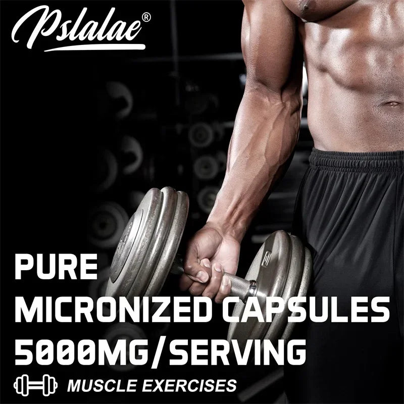 Creatine Monohydrate - Build Lean Muscle, Improve Endurance and Overall Muscle Health, Enhance Athletic Performance, Non-GMOSupp