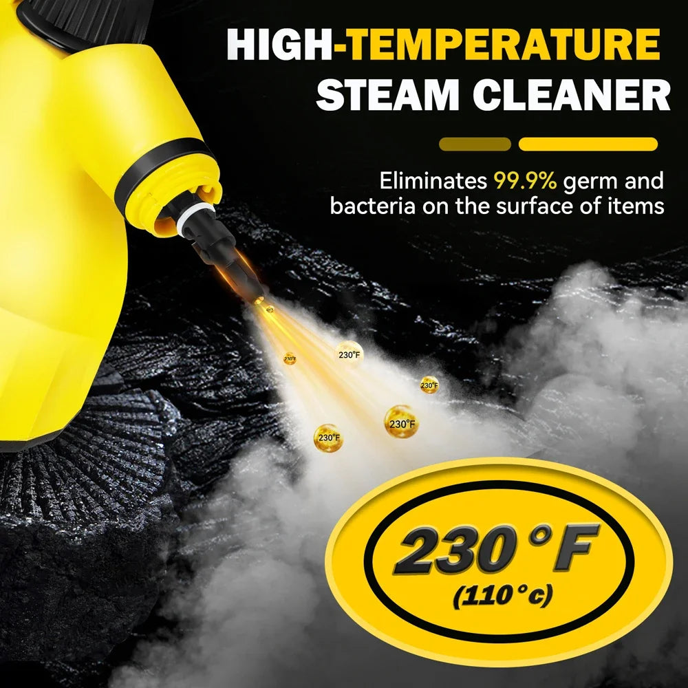 220V Handheld Steam Cleaner High Temperature Sterilization Pressure Jet Washer Machine For Air Conditioning Kitchen Car Cleaning