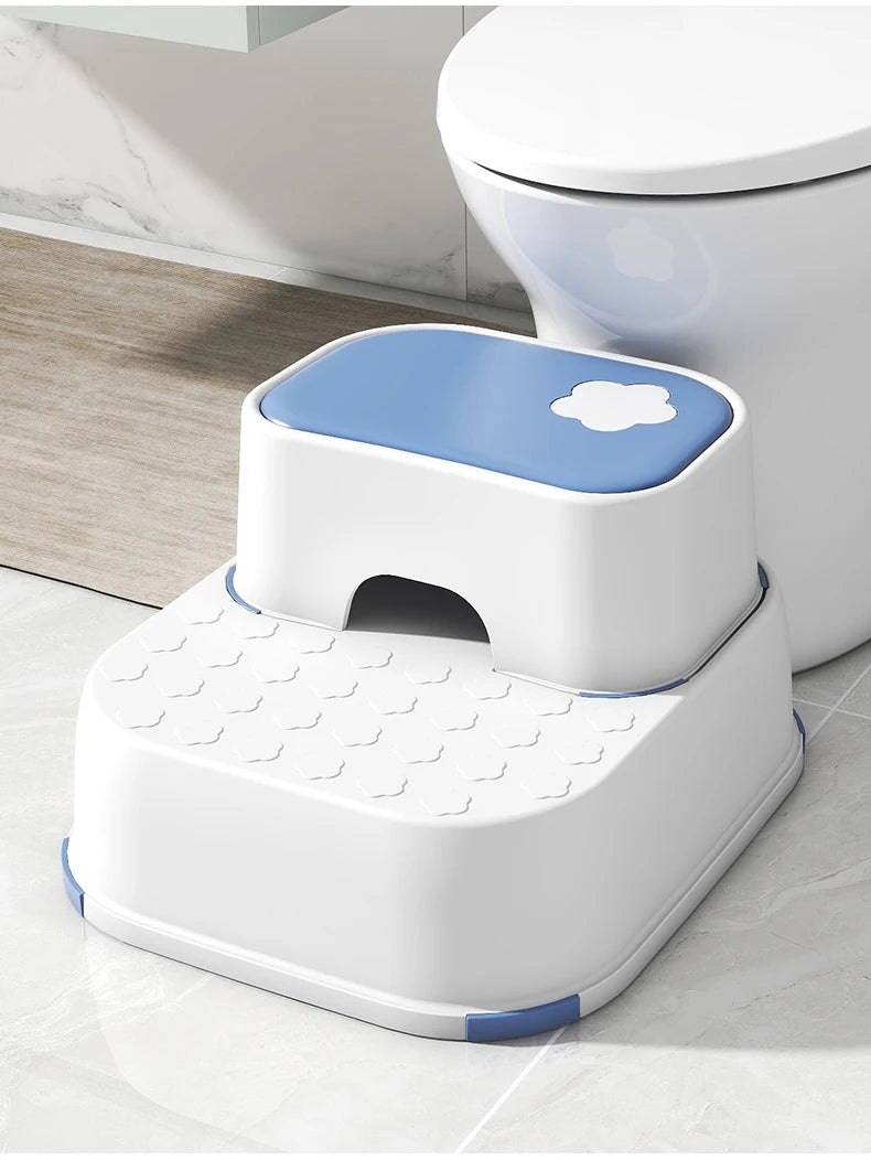 Kid Step Stool With Non-Slip Pads Living Room Furniture Kid Non-Slip Ottoman Potty Training Stool Children Safety Training Stool