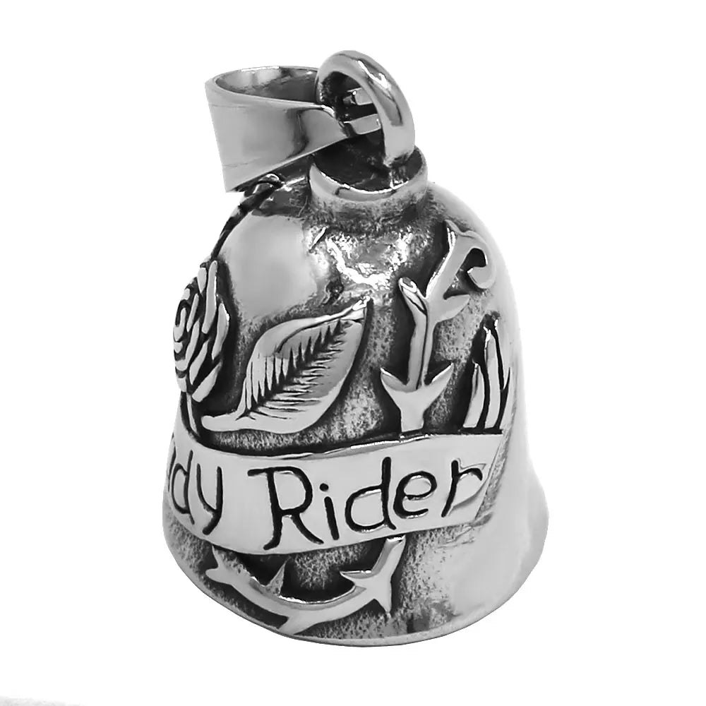 Norse Viking Warrior Spartacus Helmet Bell Pendant Stainless Steel Eagle Cross Jesus Rose Lady Rider Saint Mary USA Flag Jewelry