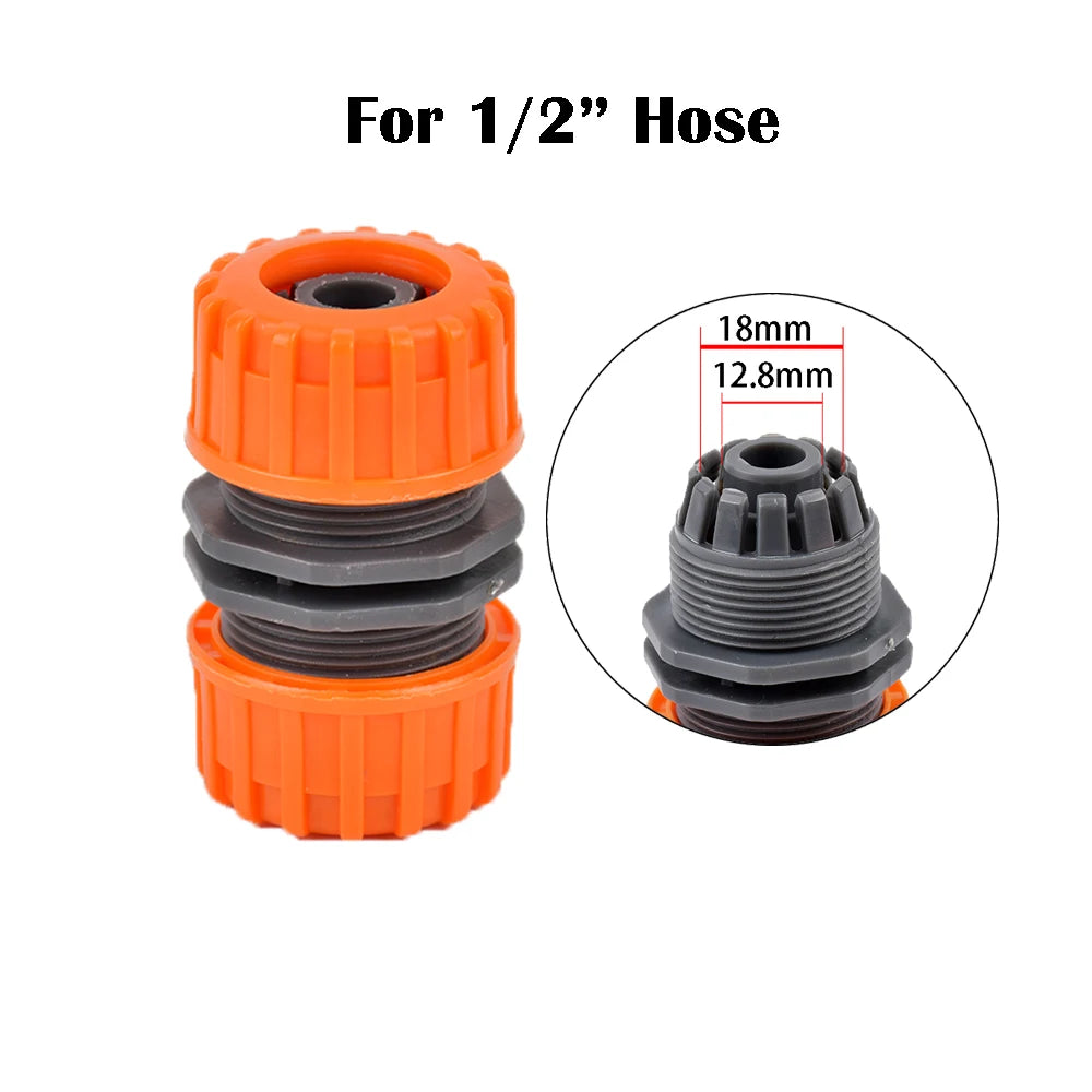Hose Quick Connector 1/2 3/4 1 Inch Garden Hose Fitting Quick Connector Adapter Male and Female with Shut-Off Valve Switch