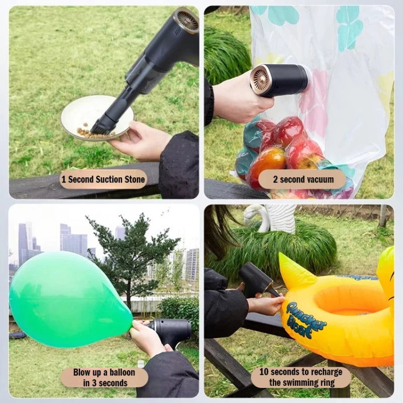 New household vacuum cleaner small car wireless charging automatic high-power vacuum cleaner vacuum negative pressure