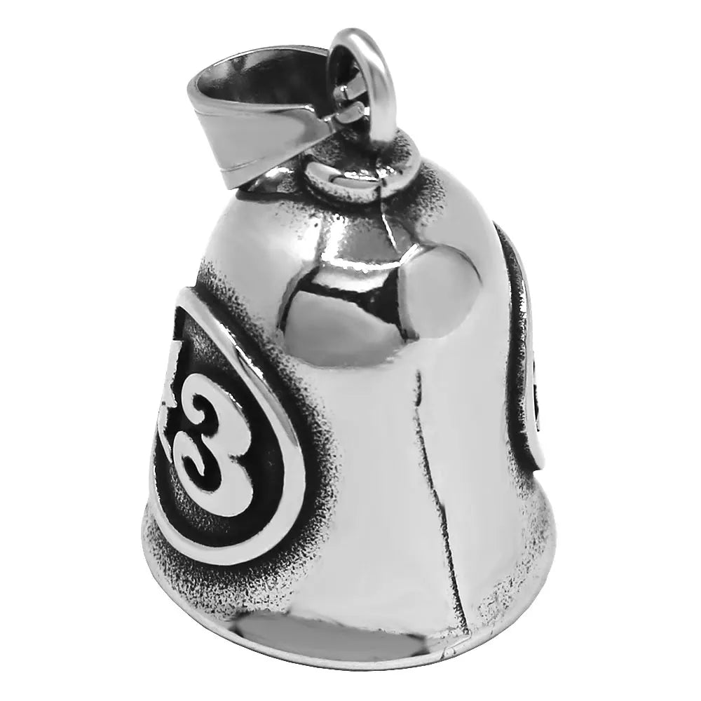 Norse Viking Warrior Spartacus Helmet Bell Pendant Stainless Steel Eagle Cross Jesus Rose Lady Rider Saint Mary USA Flag Jewelry