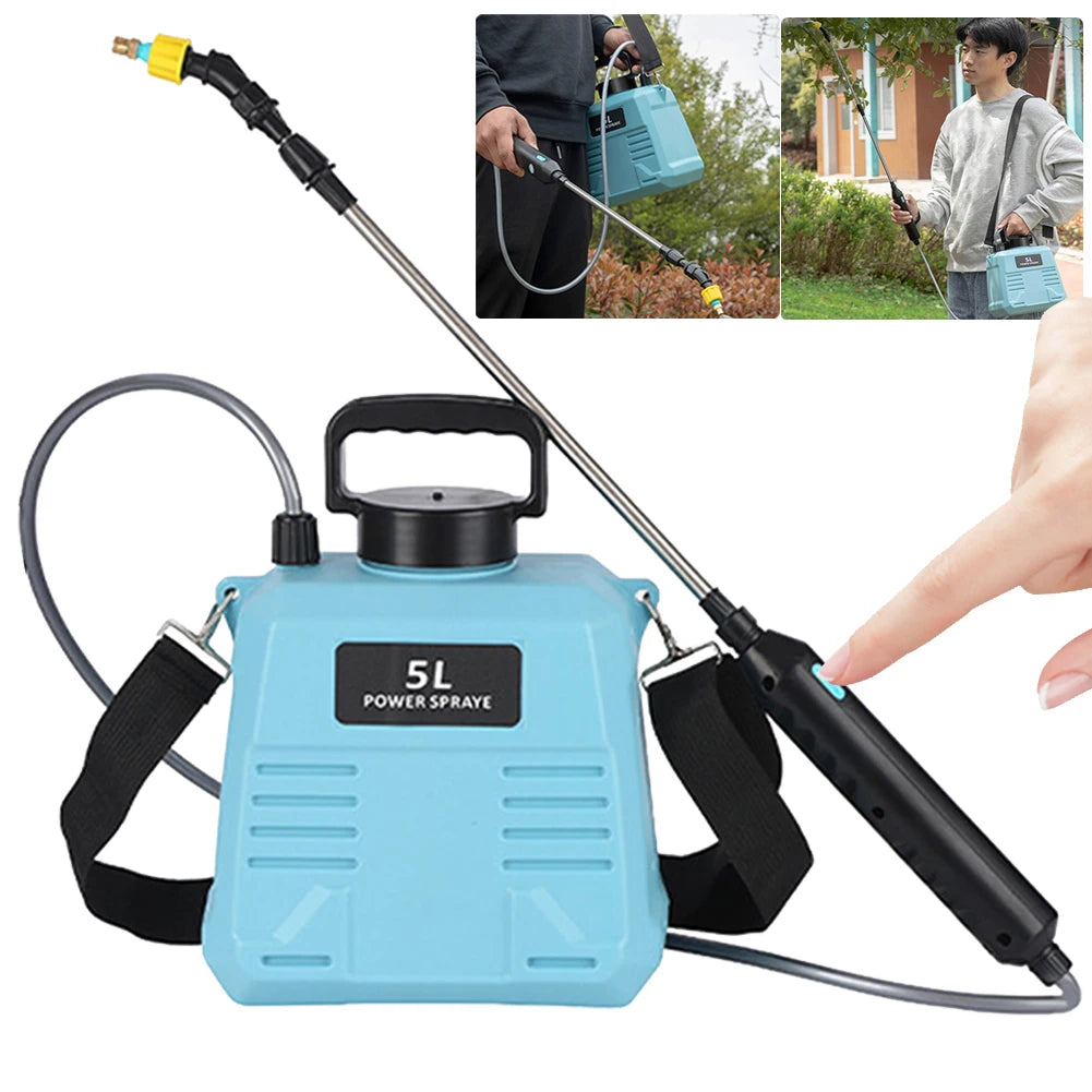5/8L Electric Garden Sprayer Large Capacity Watering Irrigation Tool Automatic Water Sprayer for Glass Cleaning Accessories