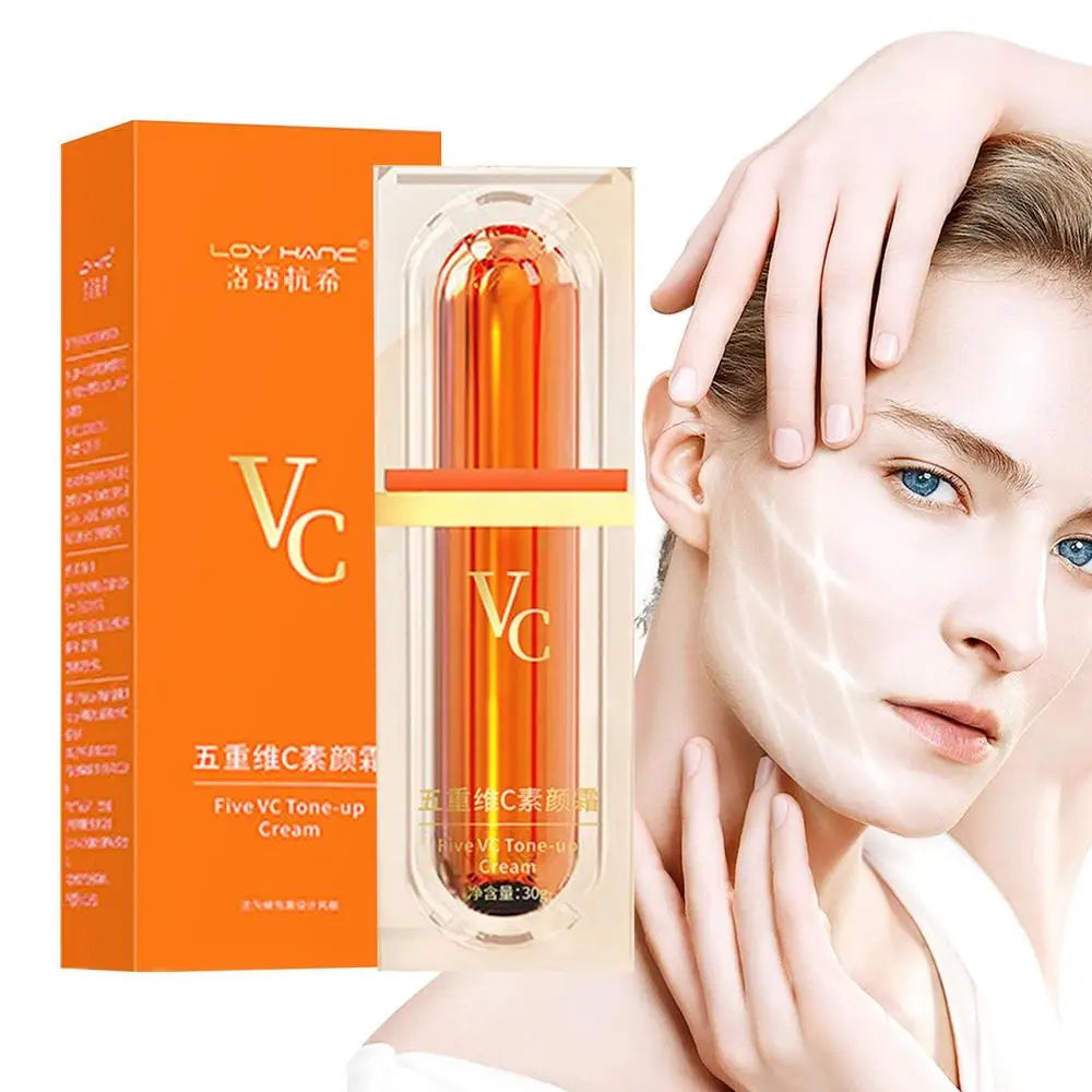Vitamin C For Skin Hydrating Facial Skin Cream Essence Cream Brightening And Tightening Effect Five Vitamin C Ingredients Light