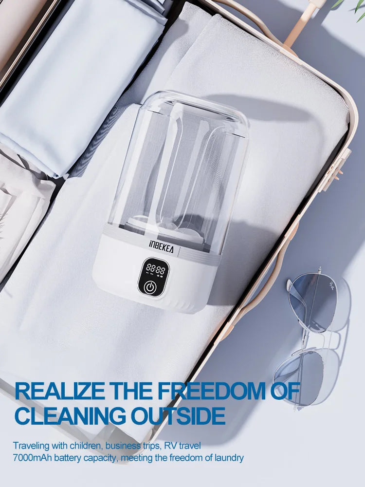 Portable Washing Machine Small Washing Machine Portable Deep Clean Laundry Tool Clothes Cleaner For Socks Portable Laundry Cup