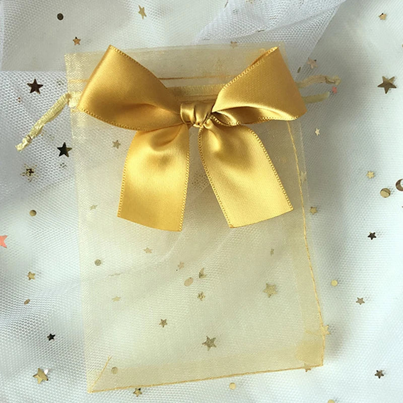 10pcs/lot Drawstring Organza Bags Gift Bags Exquisite Butterfly Bags Jewelry Packaging Bags Wedding Bags Wholesale Gifts Pouches