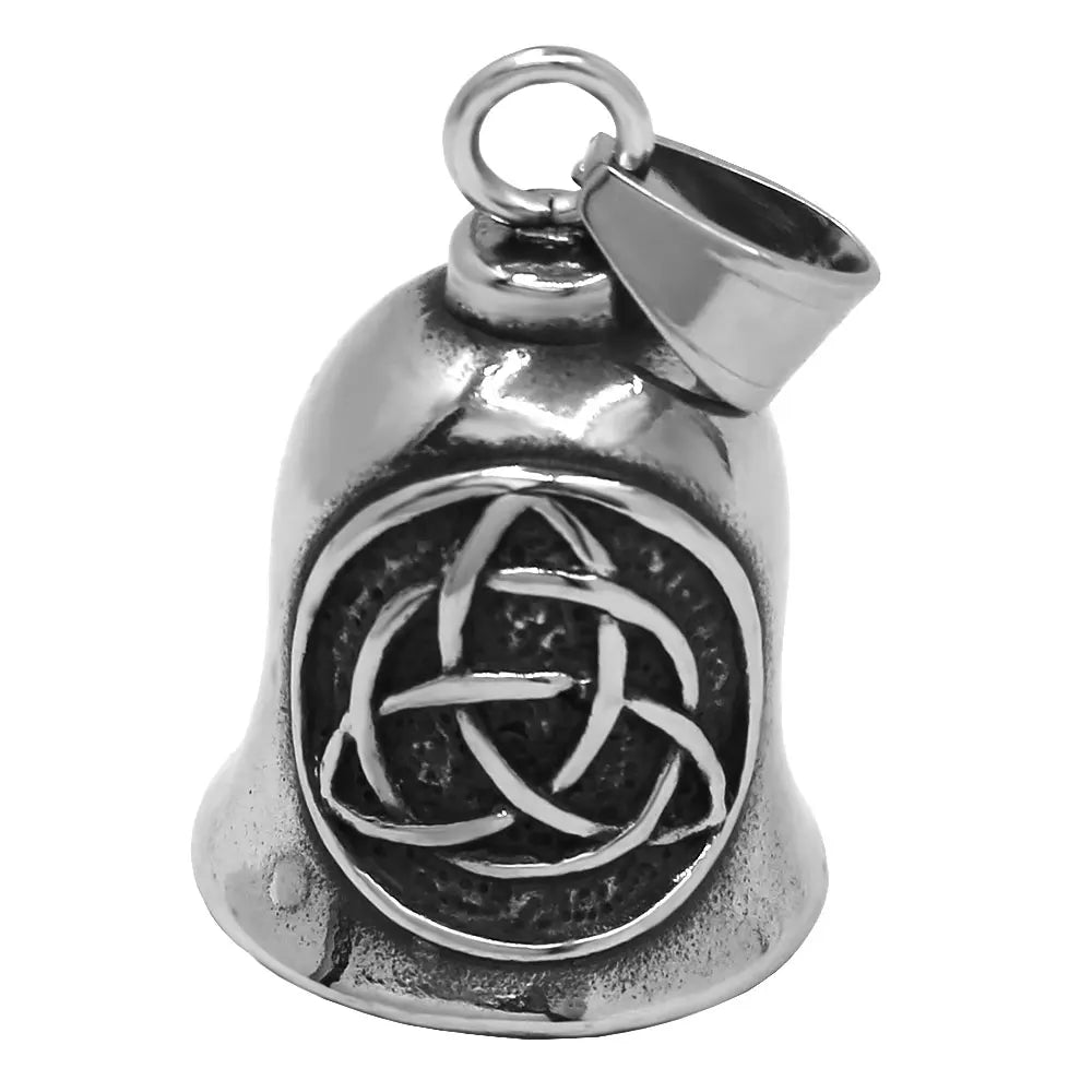 Norse Viking Warrior Spartacus Helmet Bell Pendant Stainless Steel Eagle Cross Jesus Rose Lady Rider Saint Mary USA Flag Jewelry