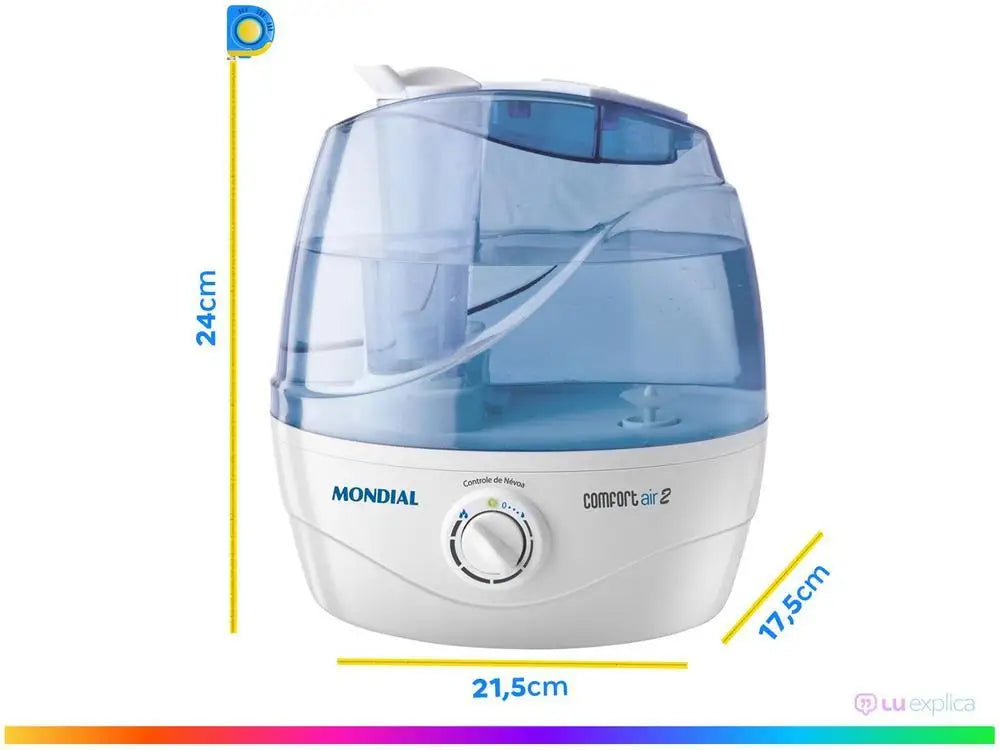 Mondial Comfort Air 2 NUA-02 2.2L Portable Ultrasonic Air Humidifier