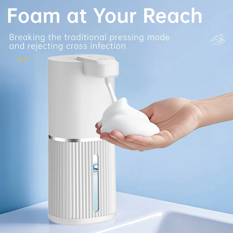308ml Automatic Soap Dispenser Touchless Electric Dispenser USB Rechargeable with Infrared Sensor for Bathroom,Kitchen Soap