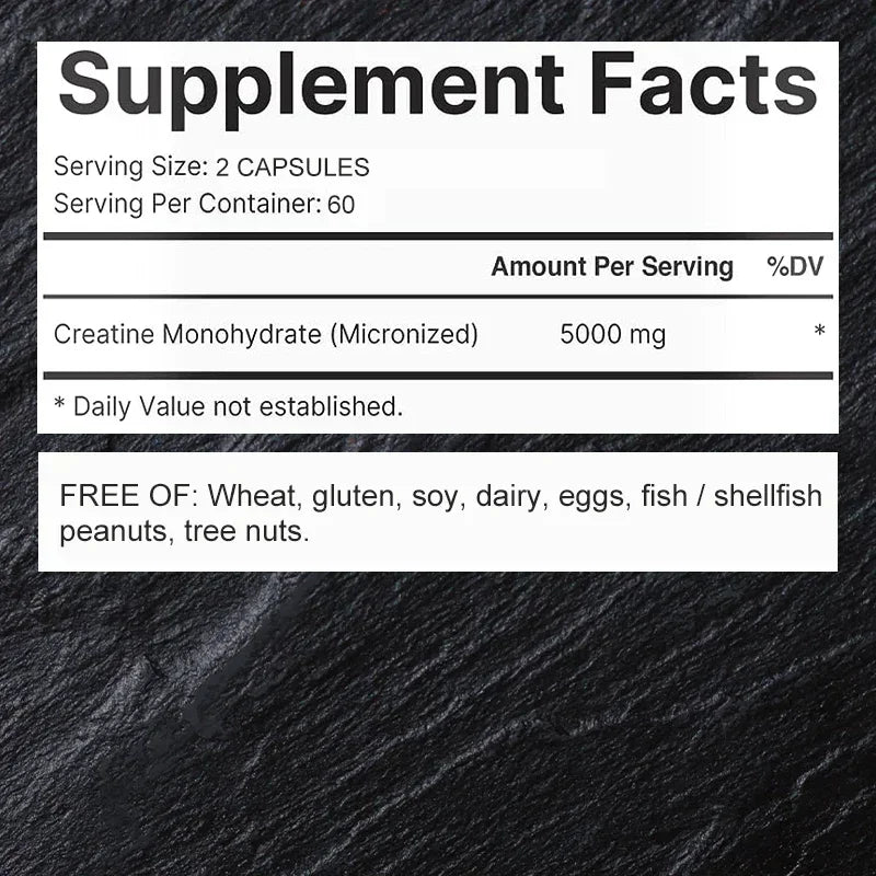 Creatine Monohydrate - Improves Performance, Muscle Growth and Recovery