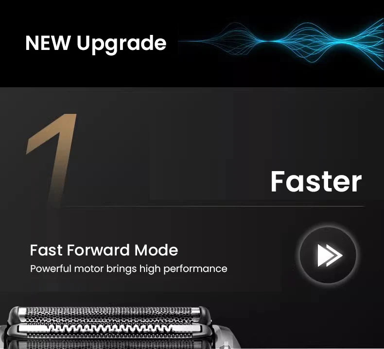 Original Braun Series 7 Pro Electric Shaver Rechargeable Men Razor 3 Modes Precision for Face Clean