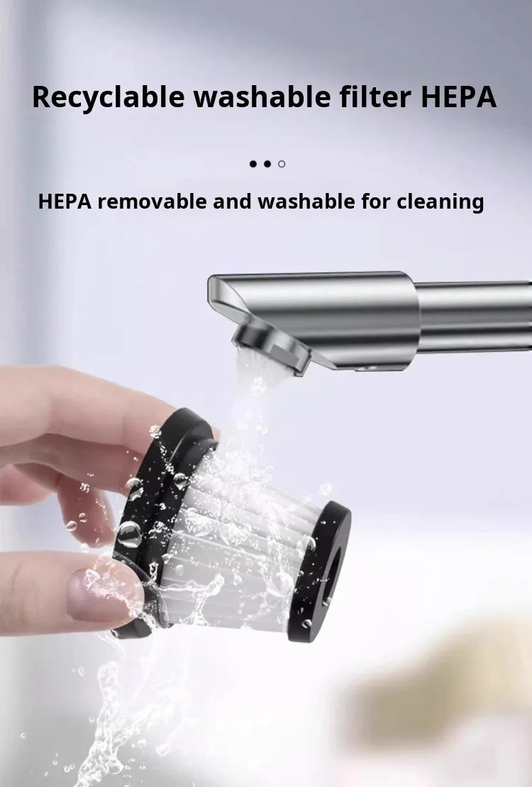 New household vacuum cleaner small car wireless charging automatic high-power vacuum cleaner vacuum negative pressure
