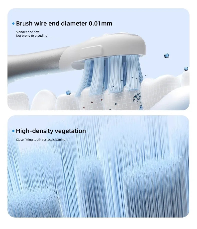 Oclean Children's Electric Toothbrush Head Soft Bristles Interactive Design Gum Protection Baby Full Effect Cleaning Accessory