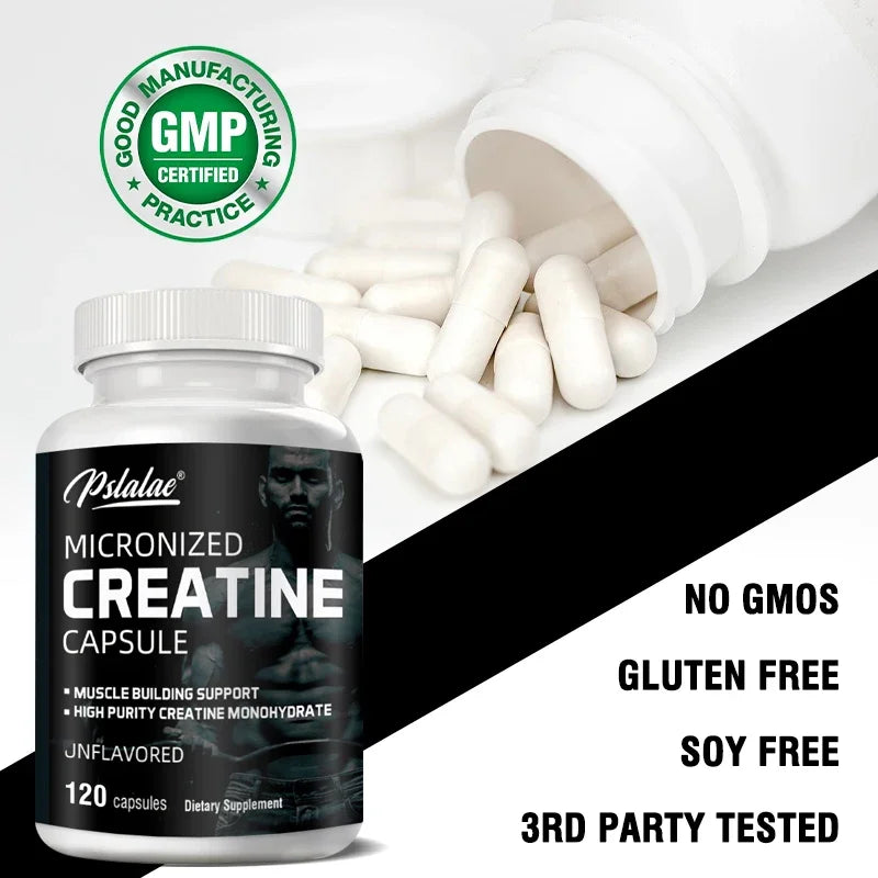 Creatine Monohydrate Energy Performance Whey Proteins for Muscle Mass Workout Recovery Friendly Adult Nutritional Supplement