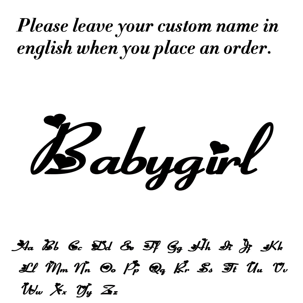 Amaxer Personalised Custom Name Necklace for Women Cursive Letter Pendant Stainless Steel Chains Jewelry Couple Weddings Gifts