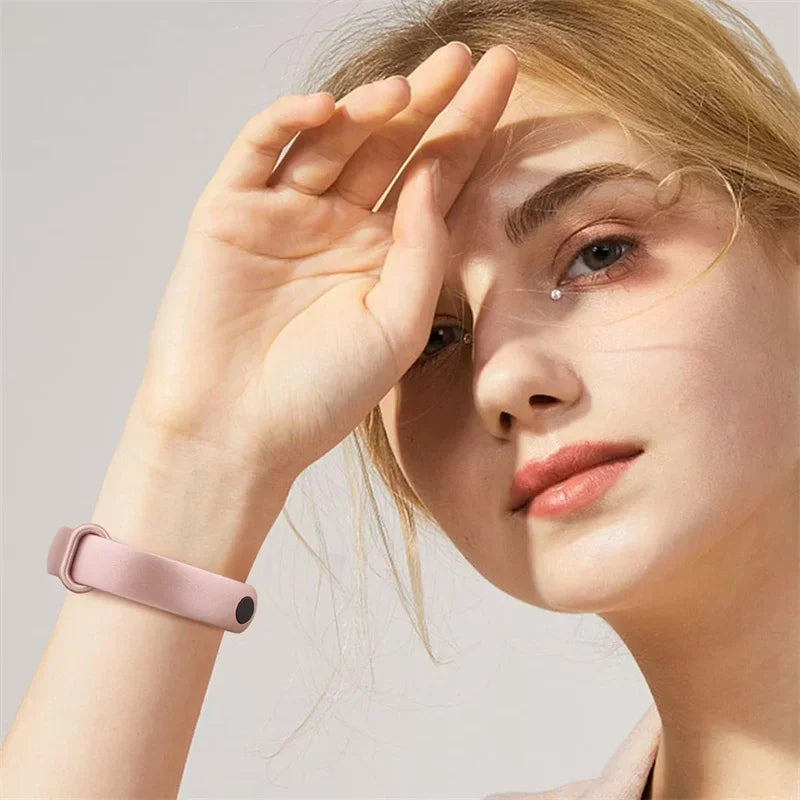 Silicone Watch Strap For Xiaomi Mi Band 7 6 5 4 3 Wristband Bracelet Wrist Straps correa Mi Band 6 7 5 4 Smart watch Accessories