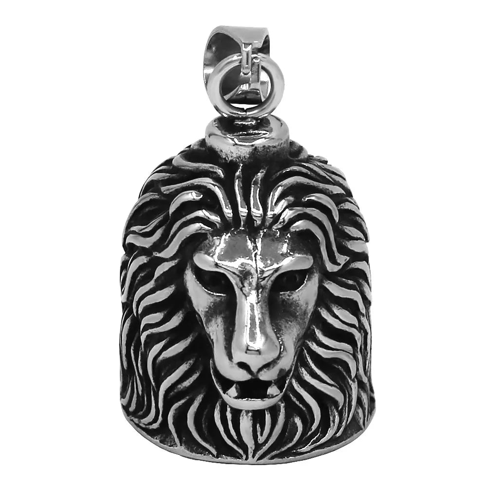Norse Viking Warrior Spartacus Helmet Bell Pendant Stainless Steel Eagle Cross Jesus Rose Lady Rider Saint Mary USA Flag Jewelry