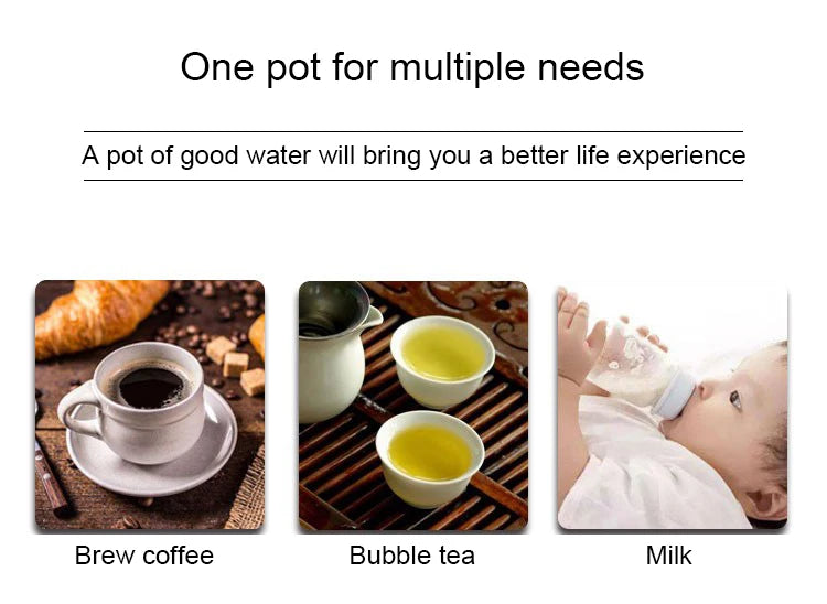 DMWD Stainless Steel Thermal Insulation 500W Electric Kettle Teapot 1.2L  Automatic Hot Water Heating Boiler Tea Pot 220V