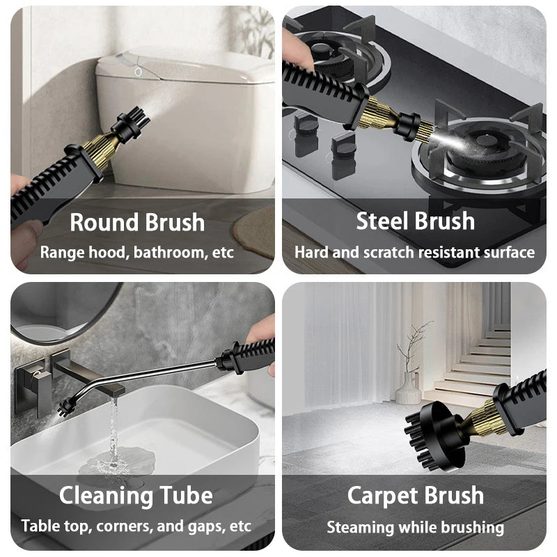 High Temperature Pressurized Steam Cleaning Machine for Range Hood Kitchen Car Cleaning Quick Heating Portable Steam Cleaner
