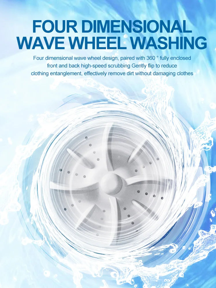 Portable Washing Machine Small Washing Machine Portable Deep Clean Laundry Tool Clothes Cleaner For Socks Portable Laundry Cup